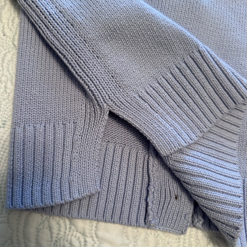 J. Crew Factory Women's Blue Cardigan Sweater XXS NWT - Picture 8 of 12